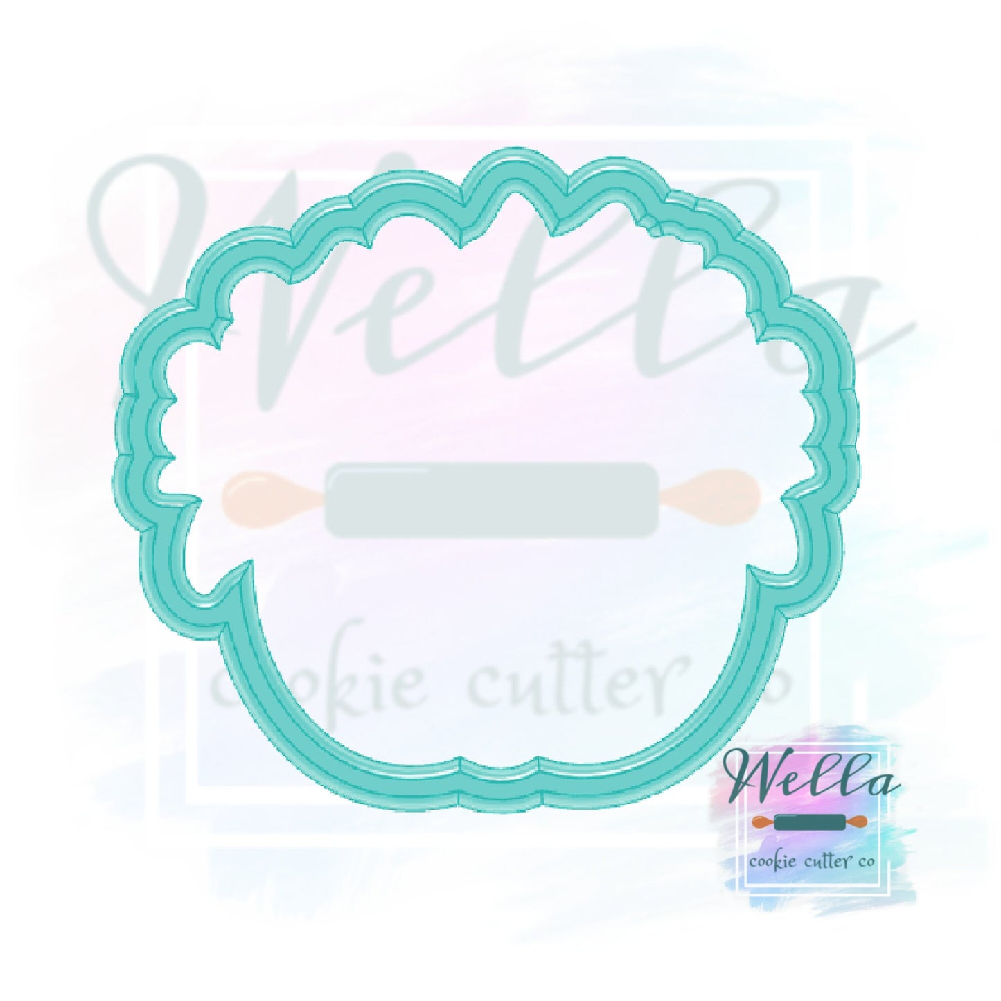 Floral Pumpkin Cookie Cutter, Pumpkin with Flowers Cookie Cutter, Fall Cookie Cutter, Autumn Cookie Cutter