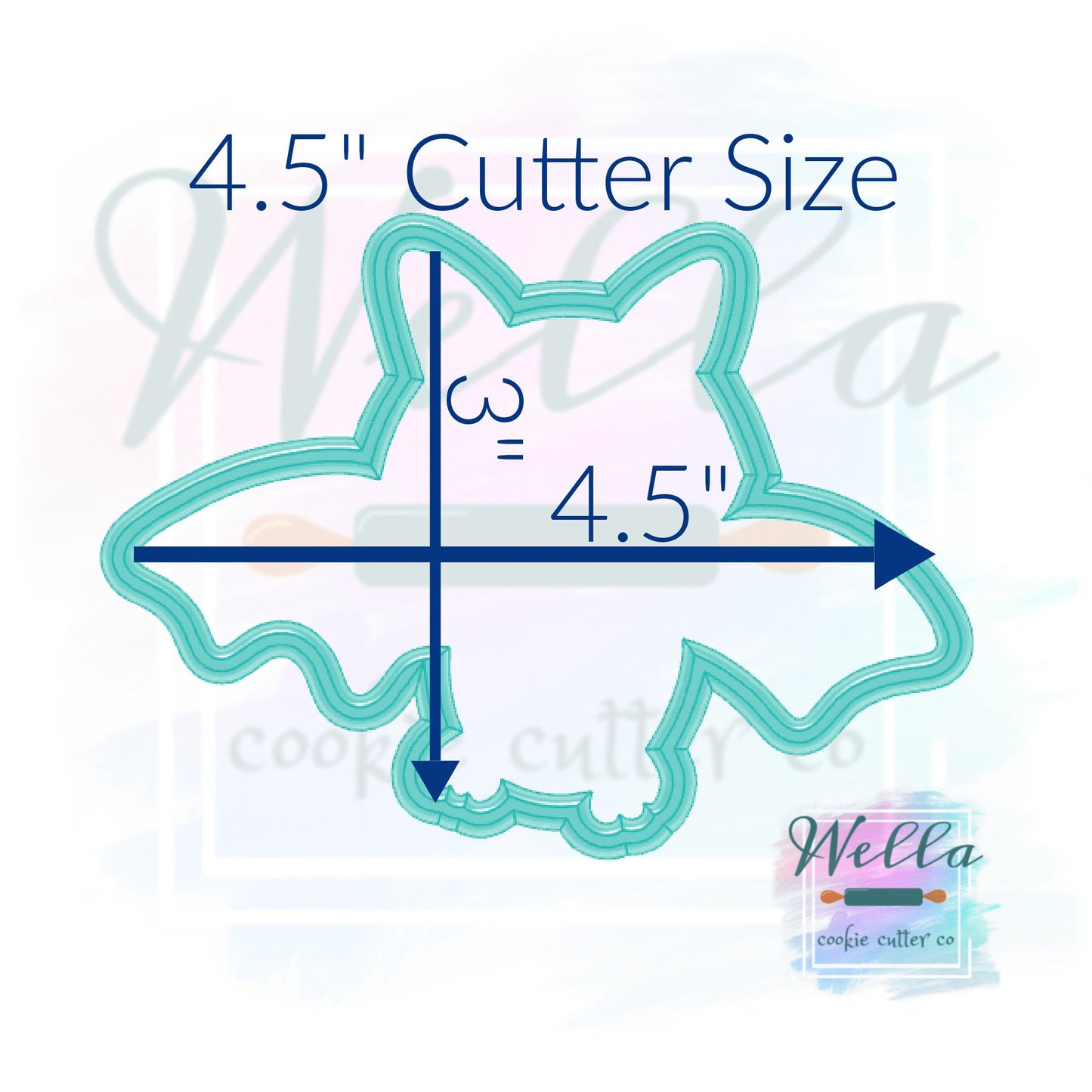 Cute Bat Halloween Cookie Cutter, Bat Cookie Cutter, Flying Bat Cookie Cutter, Halloween Cookie Cutter