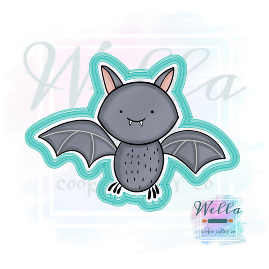Cute Bat Halloween Cookie Cutter, Bat Cookie Cutter, Flying Bat Cookie Cutter, Halloween Cookie Cutter