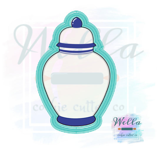 Vintage Ginger Jar #1 Cookie Cutter