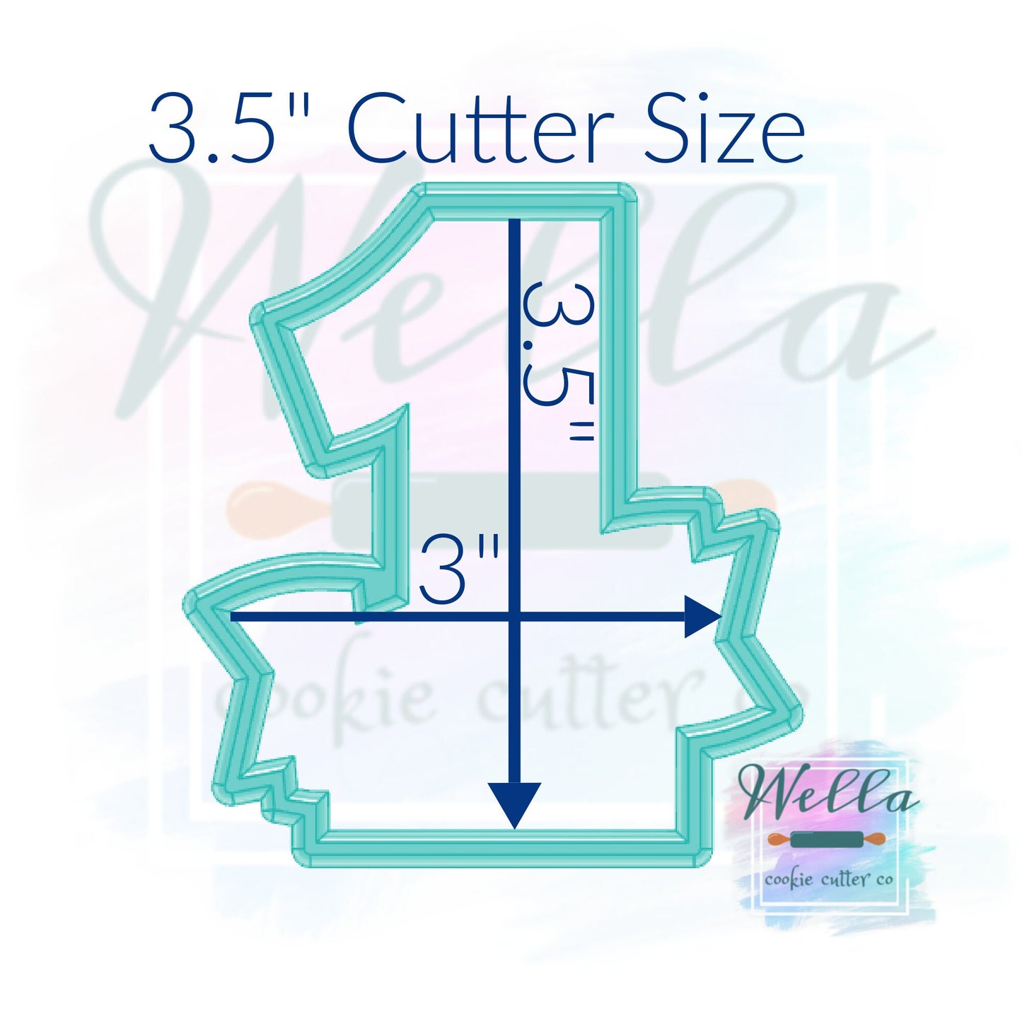Number One with Banner Cookie Cutter, Number 1 with Banner Cookie Cutter, #1 Cookie Cutter