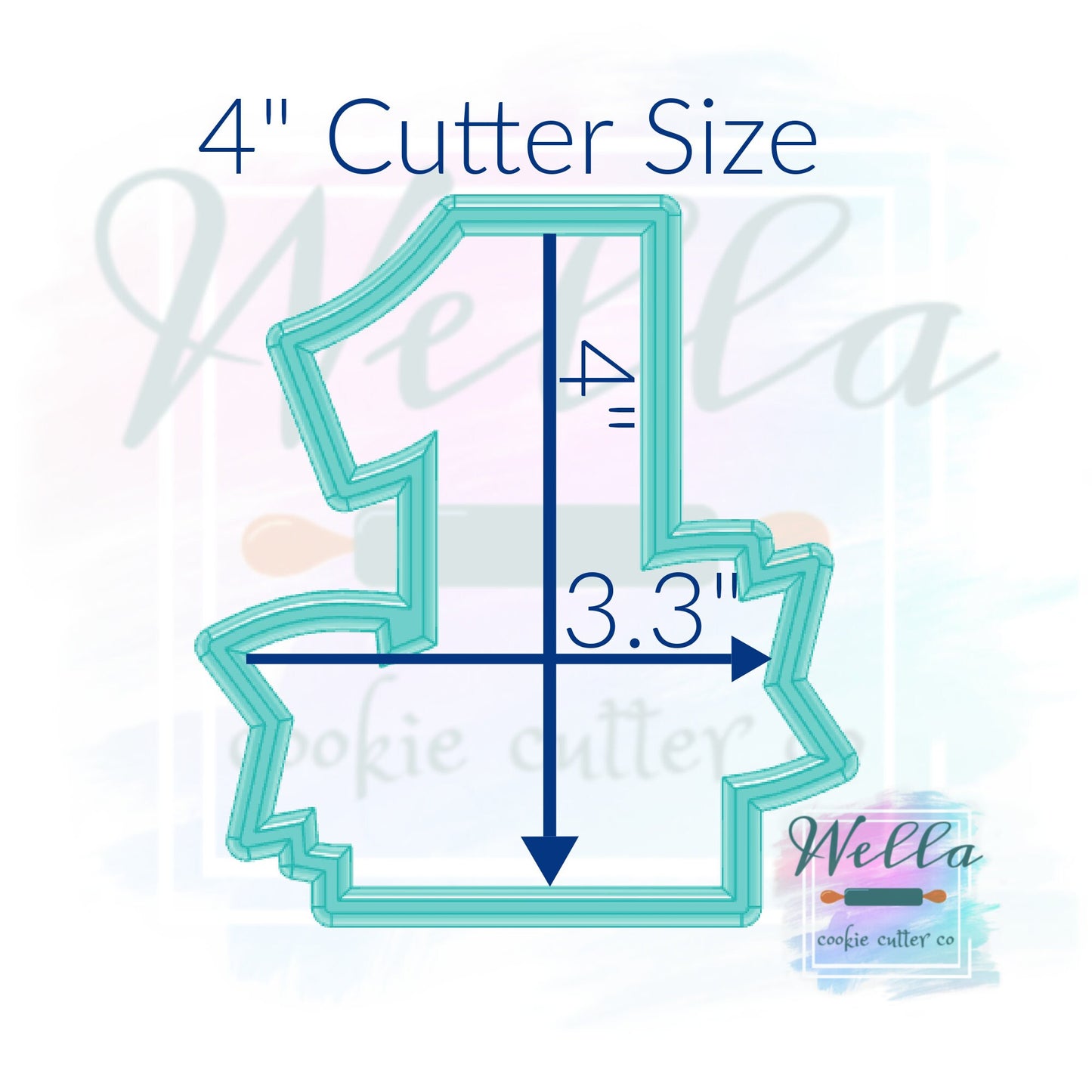 Number One with Banner Cookie Cutter, Number 1 with Banner Cookie Cutter, #1 Cookie Cutter