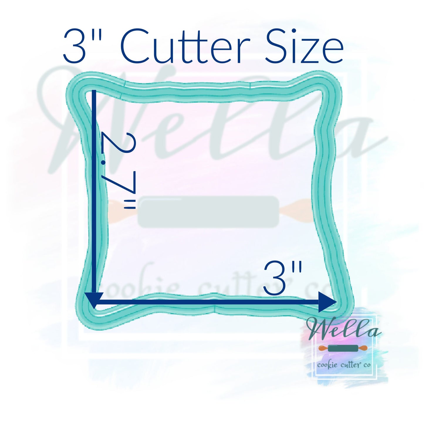 Pillow Cookie Cutter, Fall Cookie Cutter, Cozy Cookie Cutter, Fall Pillow Cutter