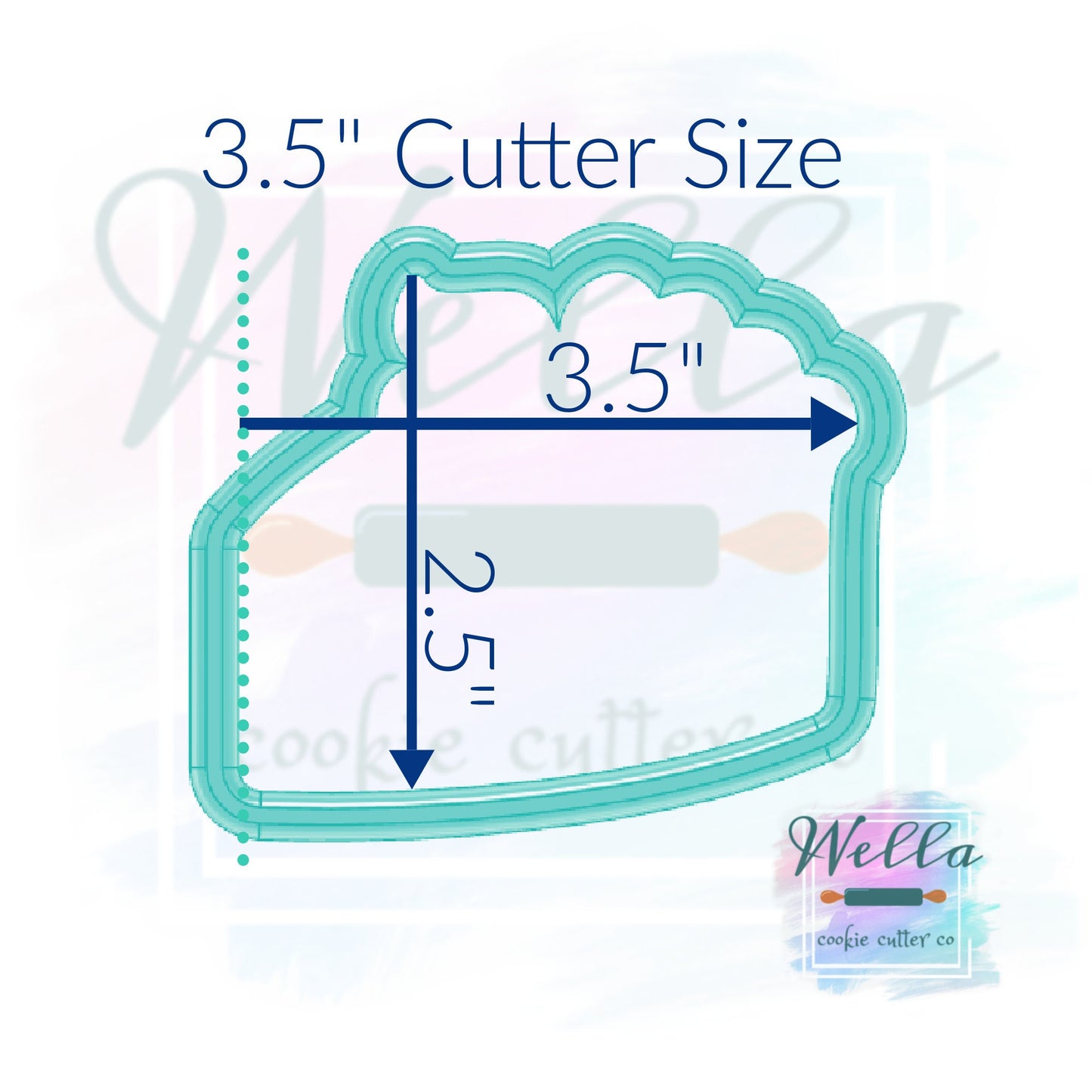 Pumpkin Pie Cookie Cutter, Fall Cookie Cutter, Pie Slice Cookie Cutter