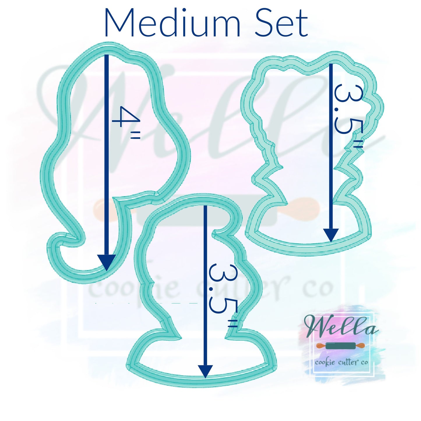 Hocus Pocus Cookie Cutters-Set of 3, Halloween Cookie Cutters