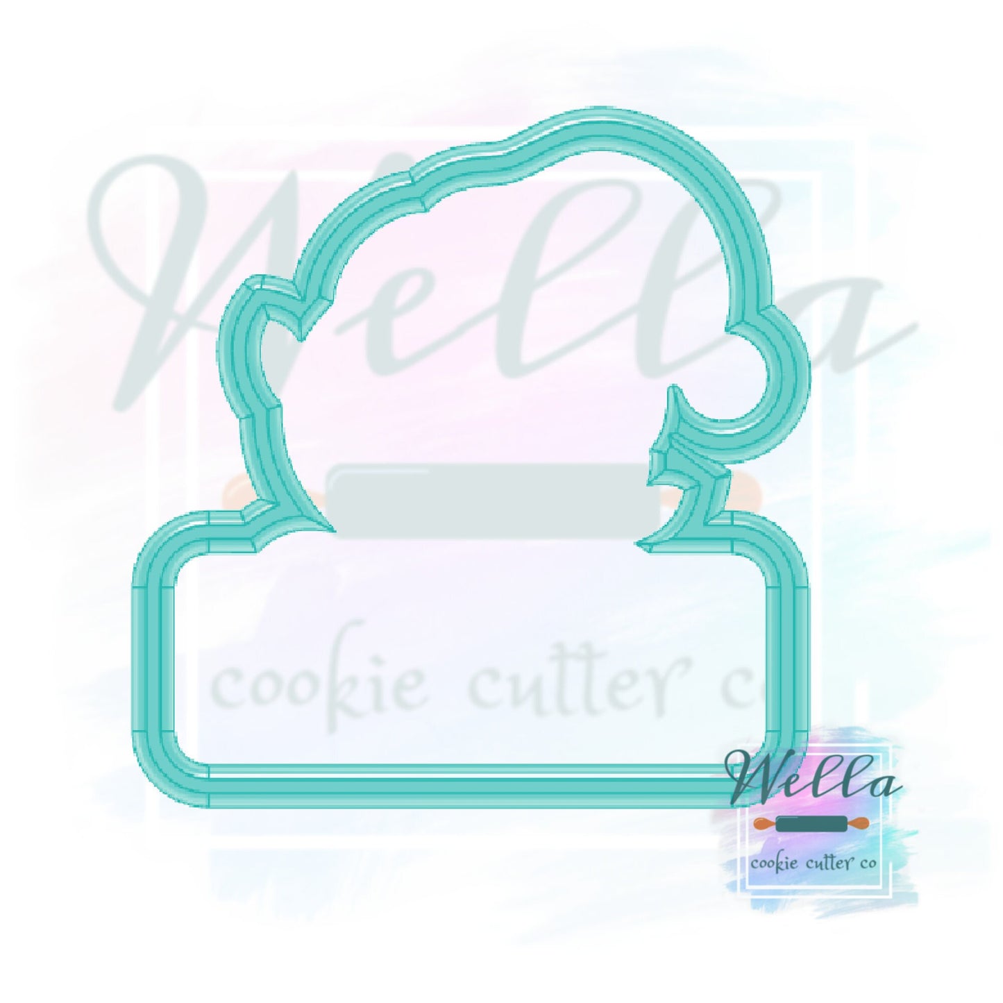 Elf Name Plaque Cookie Cutter with Optional Stencil Guide, Elf Cookie Cutter, I'm Back Cookie Cutter, Christmas Elf Cutter