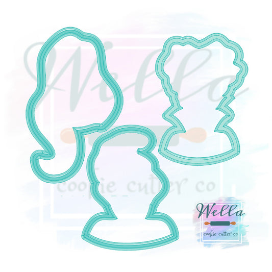 Hocus Pocus Cookie Cutters-Set of 3, Halloween Cookie Cutters