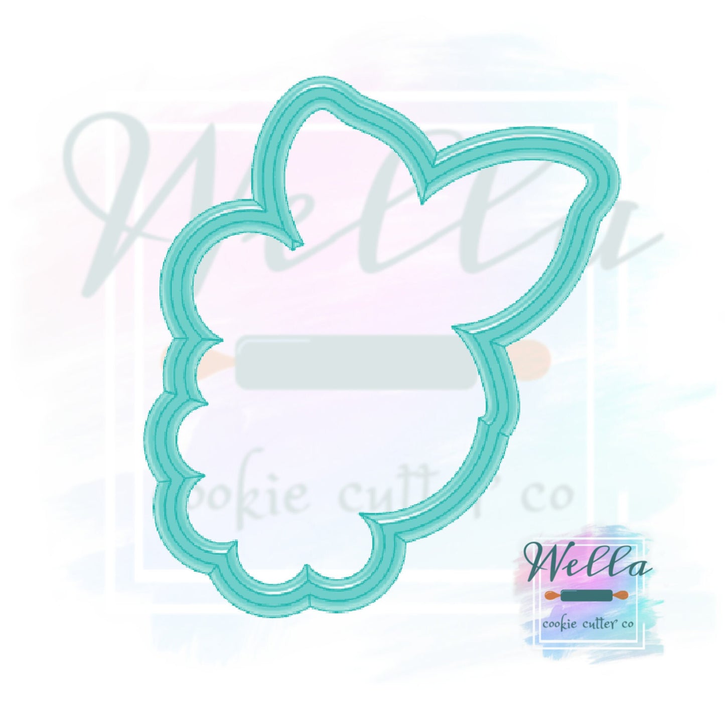 Baby Teether with Beads Cookie Cutter, Baby Cookie Cutter, Boho Baby Teether Cookie Cutter