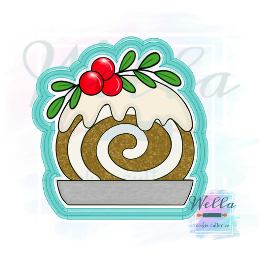 Pumpkin Spice Roll Cookie Cutter, Christmas Cookie Cutter