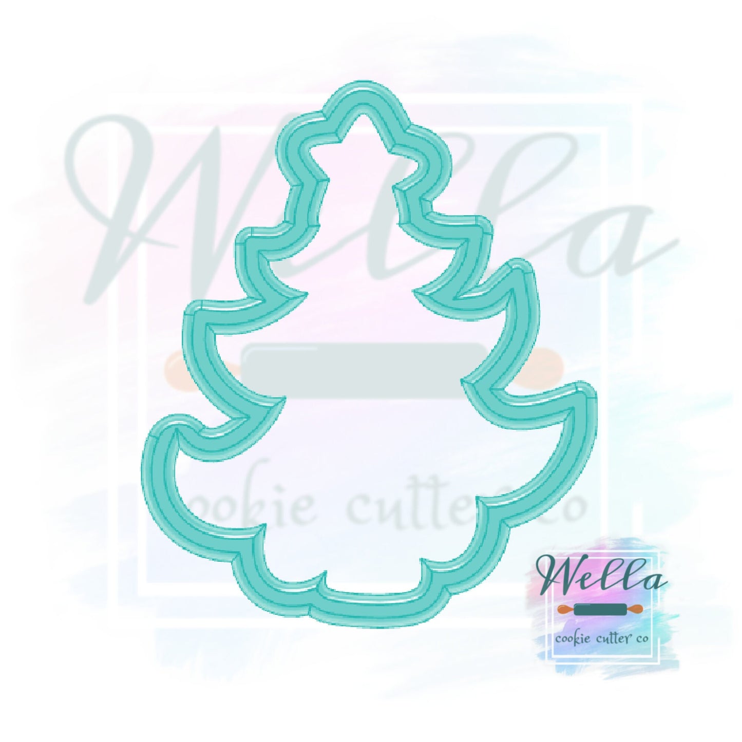 Wonky Christmas Tree Cookie Cutter