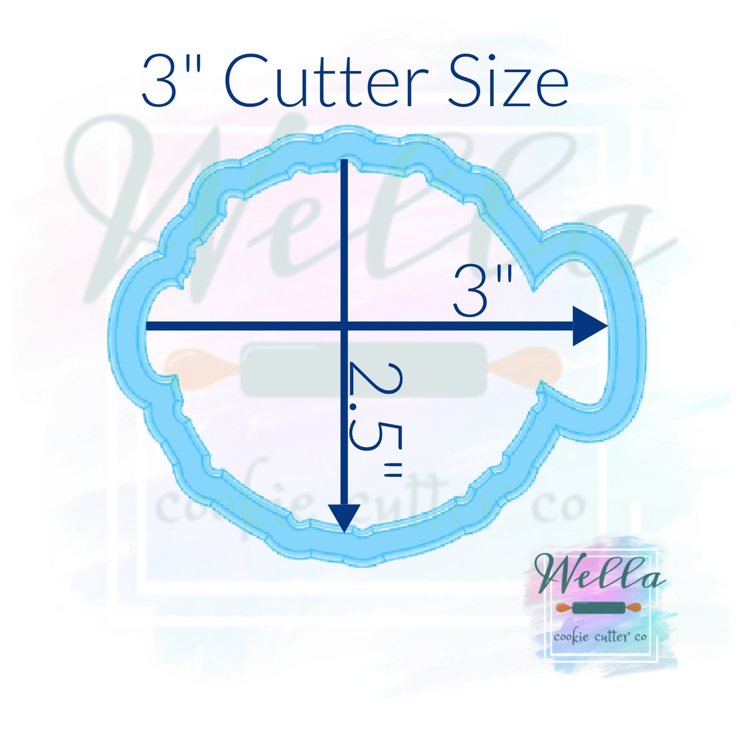 Pufferfish Cookie Cutter, Sea Themed Cookie Cutter, Under the Sea Cutter, Blowfish Cookie Cutter