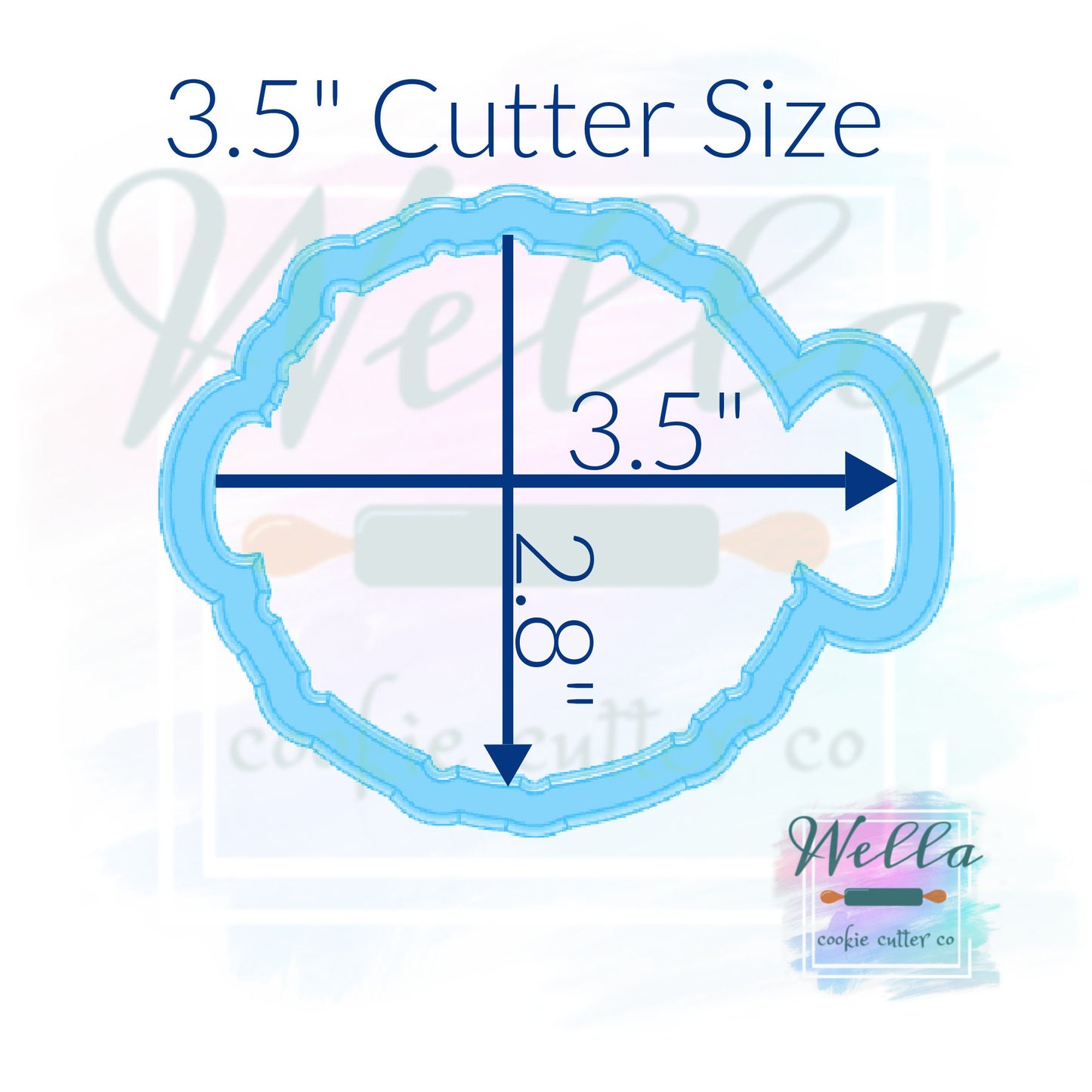 Pufferfish Cookie Cutter, Sea Themed Cookie Cutter, Under the Sea Cutter, Blowfish Cookie Cutter