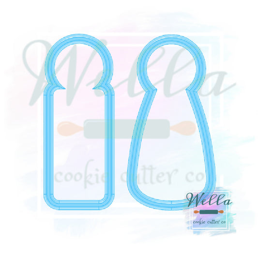 Peg Doll Cookie Cutters - Set of 2