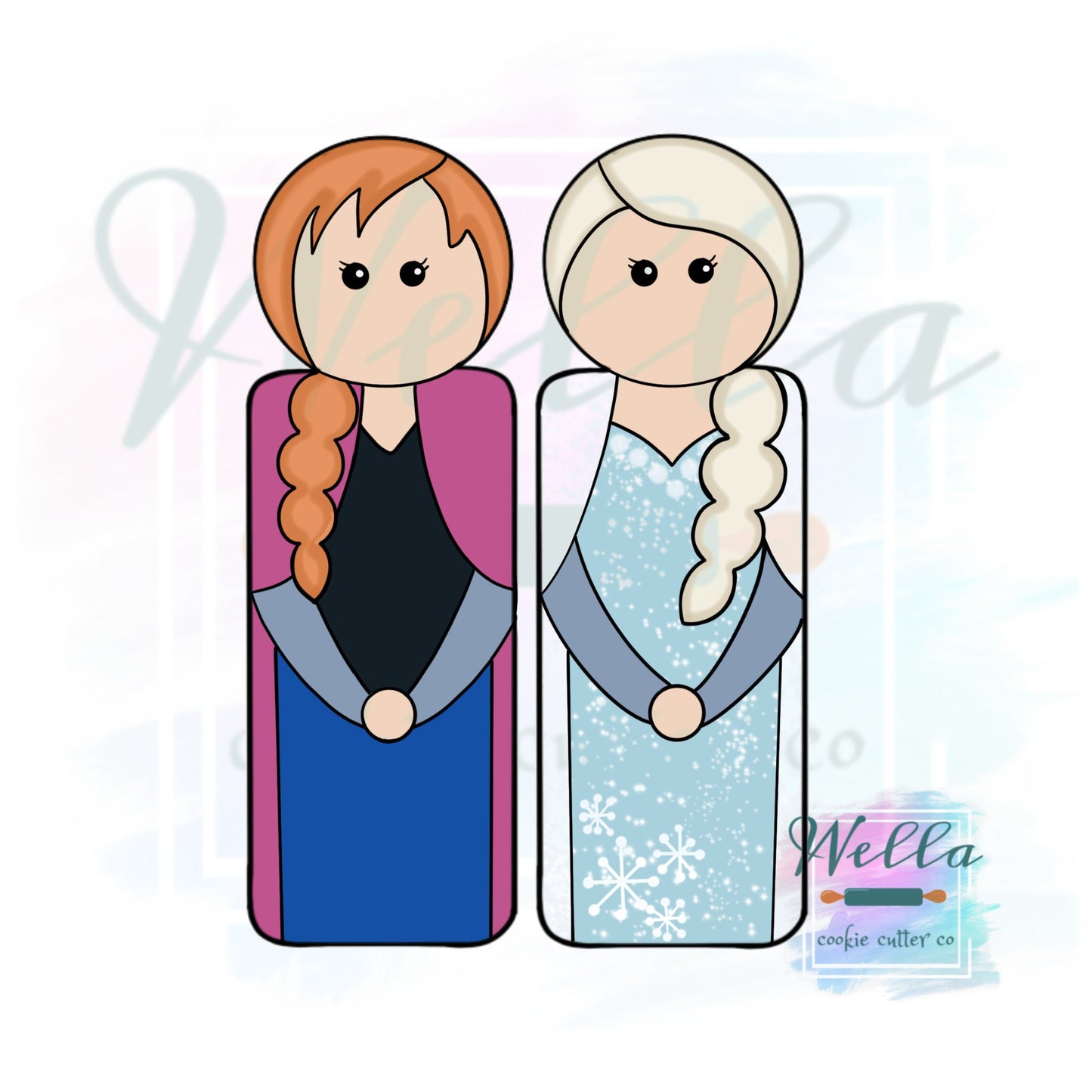 Peg Doll Cookie Cutters - Set of 2