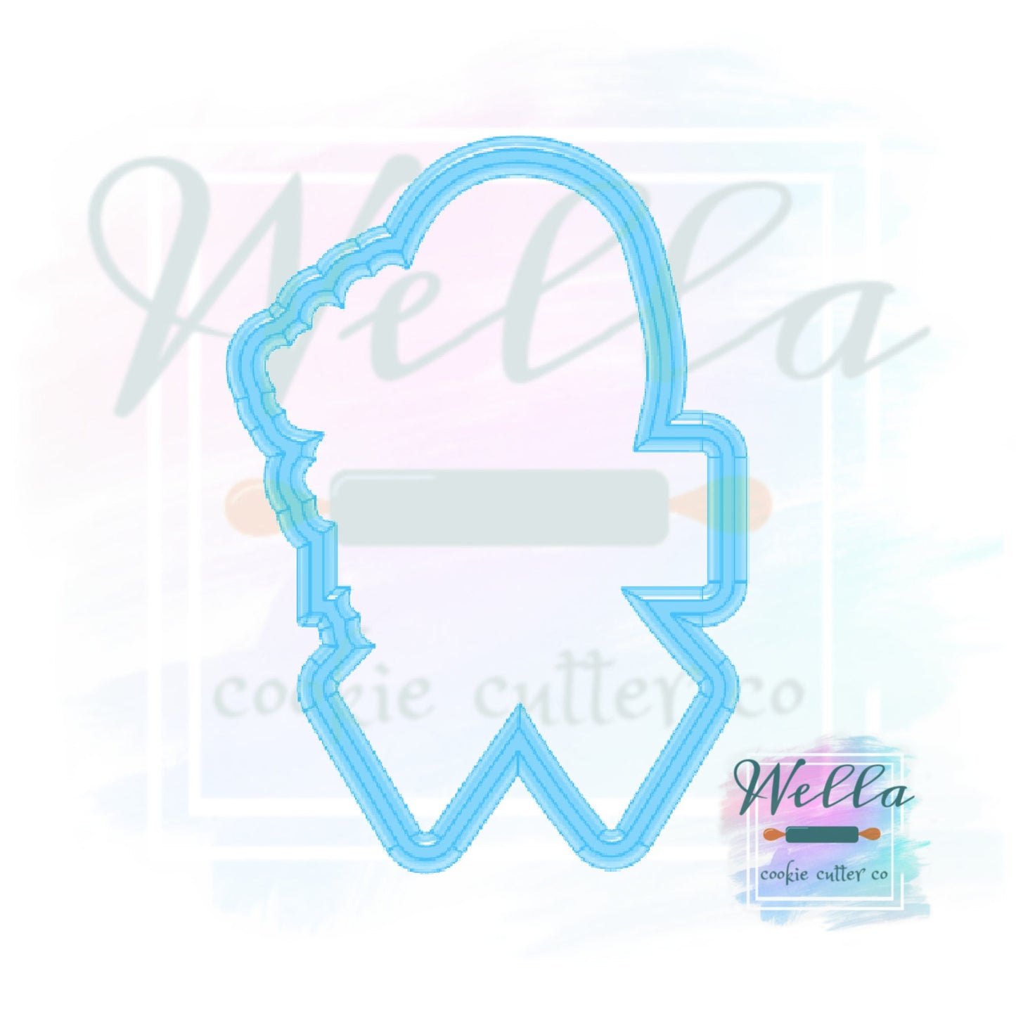 Floral Cancer Ribbon with Plaque, Cancer Ribbon