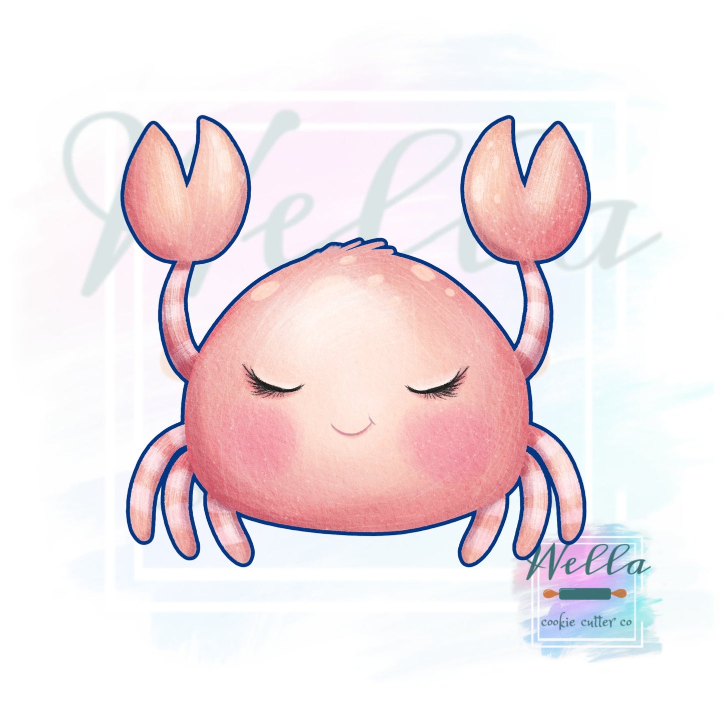 Crab Cookie Cutter, Sea Themed Cookie Cutter, Under the Sea Cutter