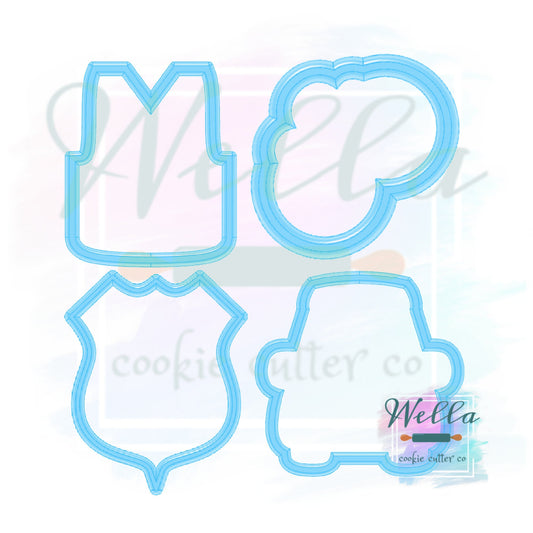 Police Cookie Cutter Set