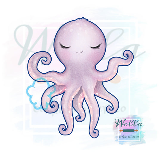 Octopus Cookie Cutter, Sea Themed Cookie Cutter, Under the Sea Cutter
