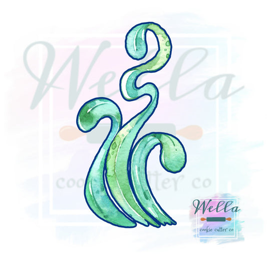 Seaweed Cookie Cutter, Sea Themed Cookie Cutter, Under the Sea Cutter, Ocean Themed Cutter