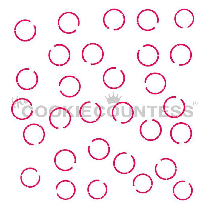 2 piece Diamond Rings Stencil, Wedding Cookie Stencil, Bridal Cookie Stencil