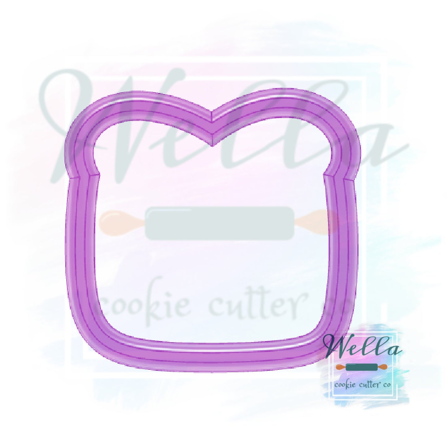 Slice of Bread Cookie Cutter, Toast Cookie Cutter