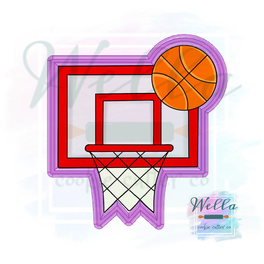 Basketball Cookie Cutter, Basketball Hoop Cookie Cutter