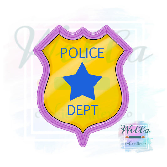 Police Badge Cookie Cutter