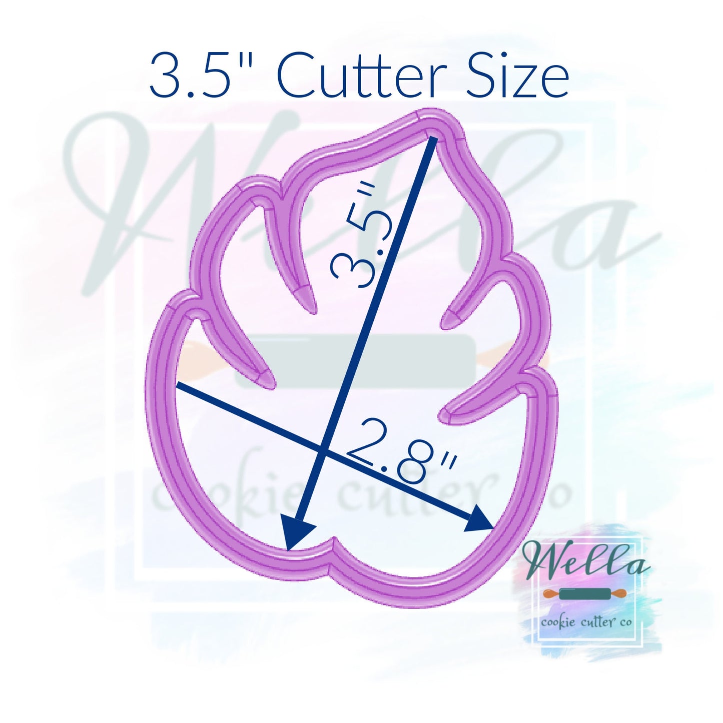 Monstera Leaf Cookie Cutter, Tropical Leaf Cookie Cutter