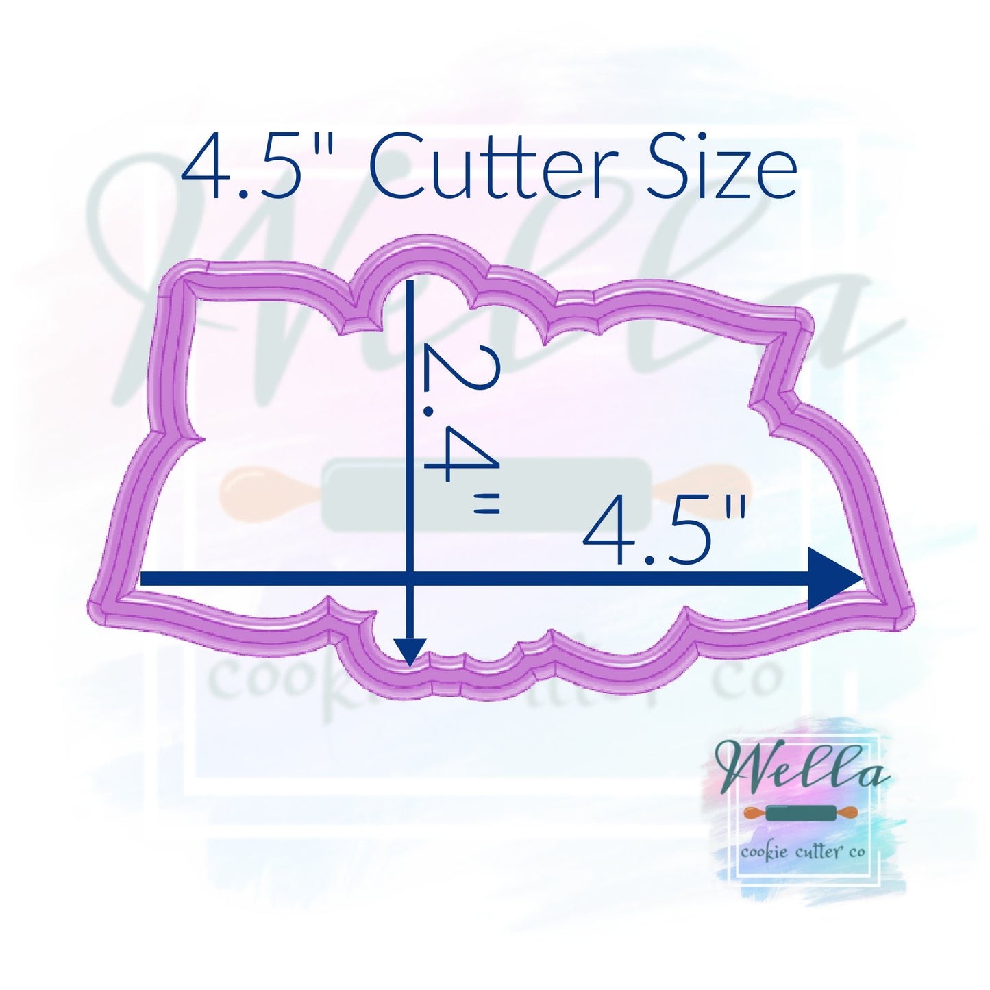 Strawberry Bunch Cookie Cutter with Optional Stencil