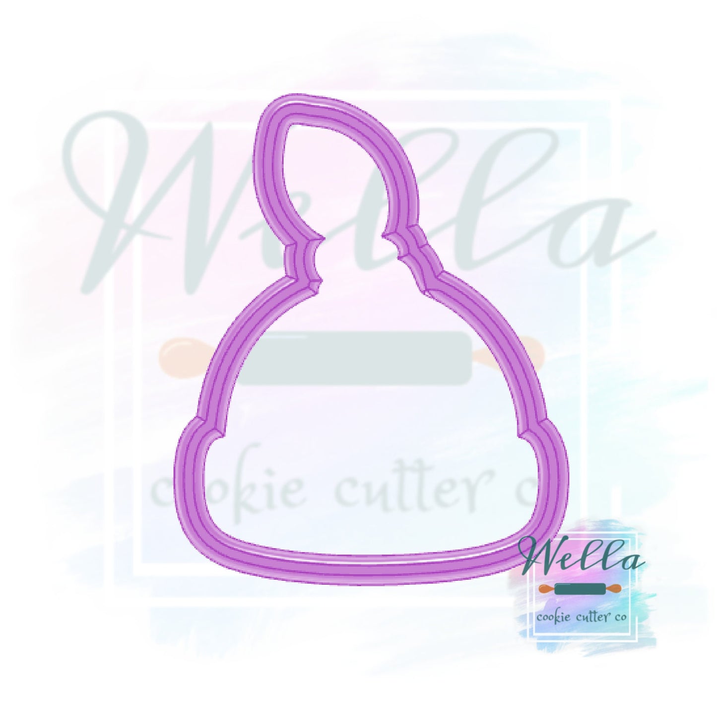 Knotted Baby Hat Cookie Cutter, Knot Hat Cookie Cutter
