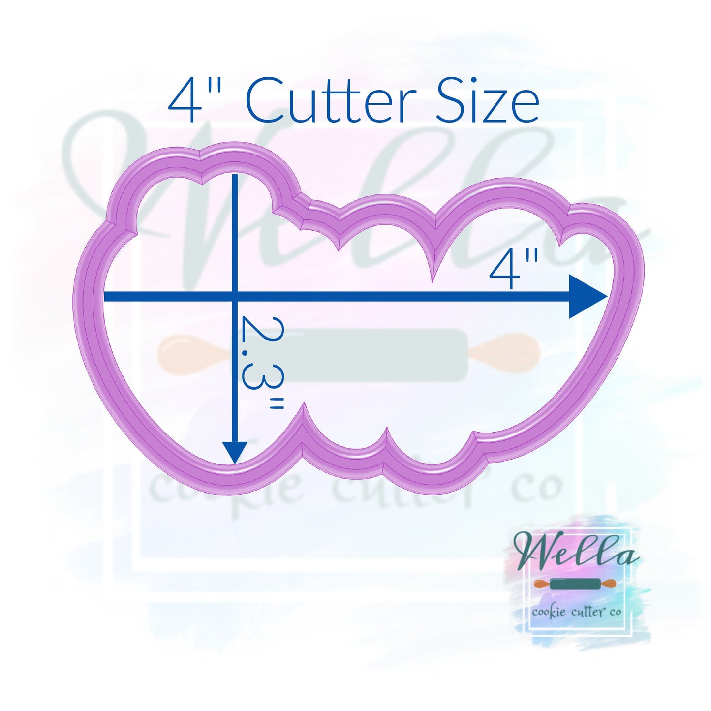 Strawberry ONE Cookie Cutter with Optional Stencil