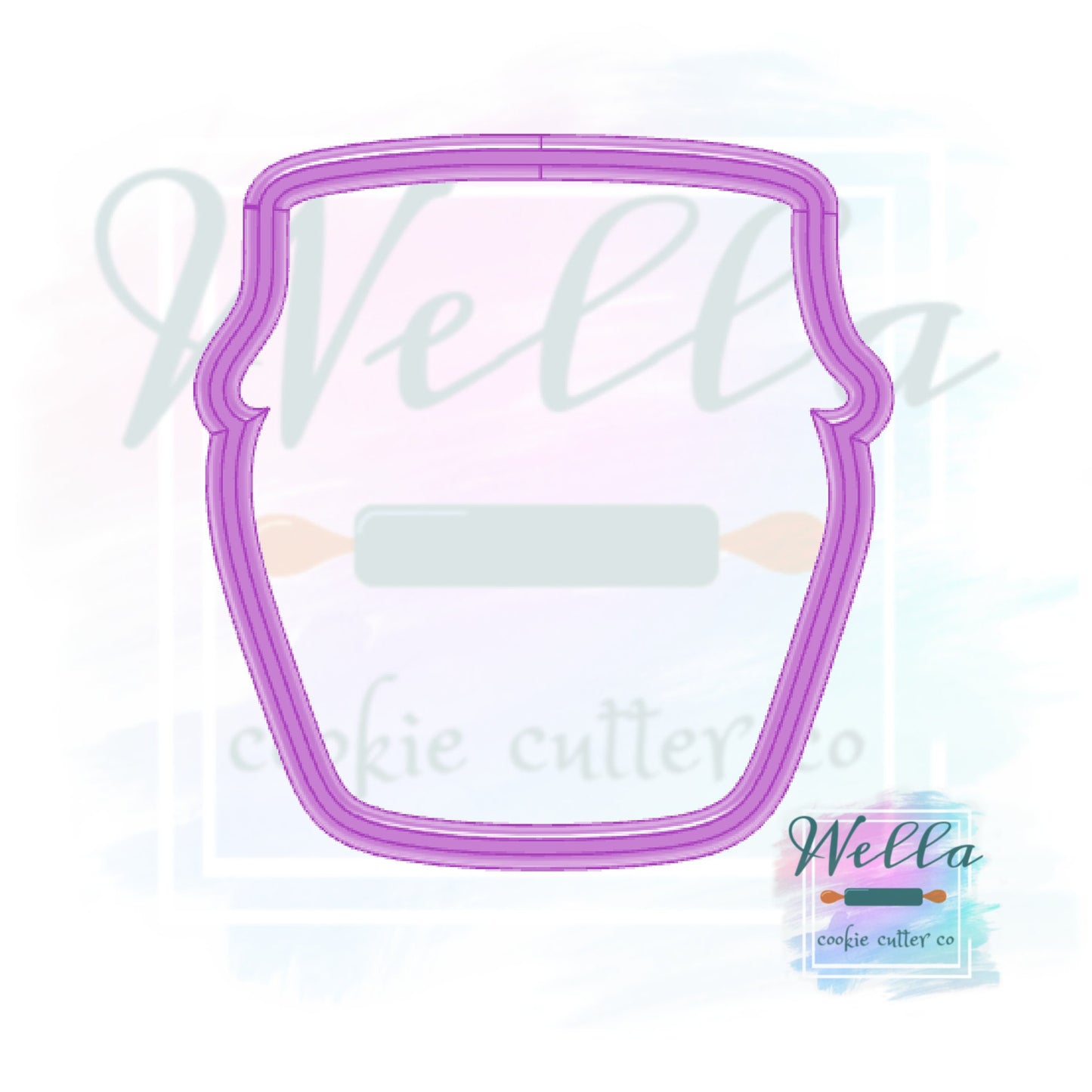 Strawberry Jam Jar Cookie Cutter