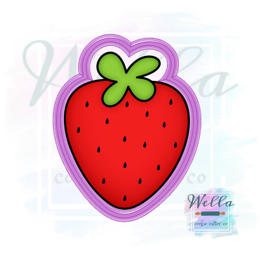 Strawberry #1 Cookie Cutter