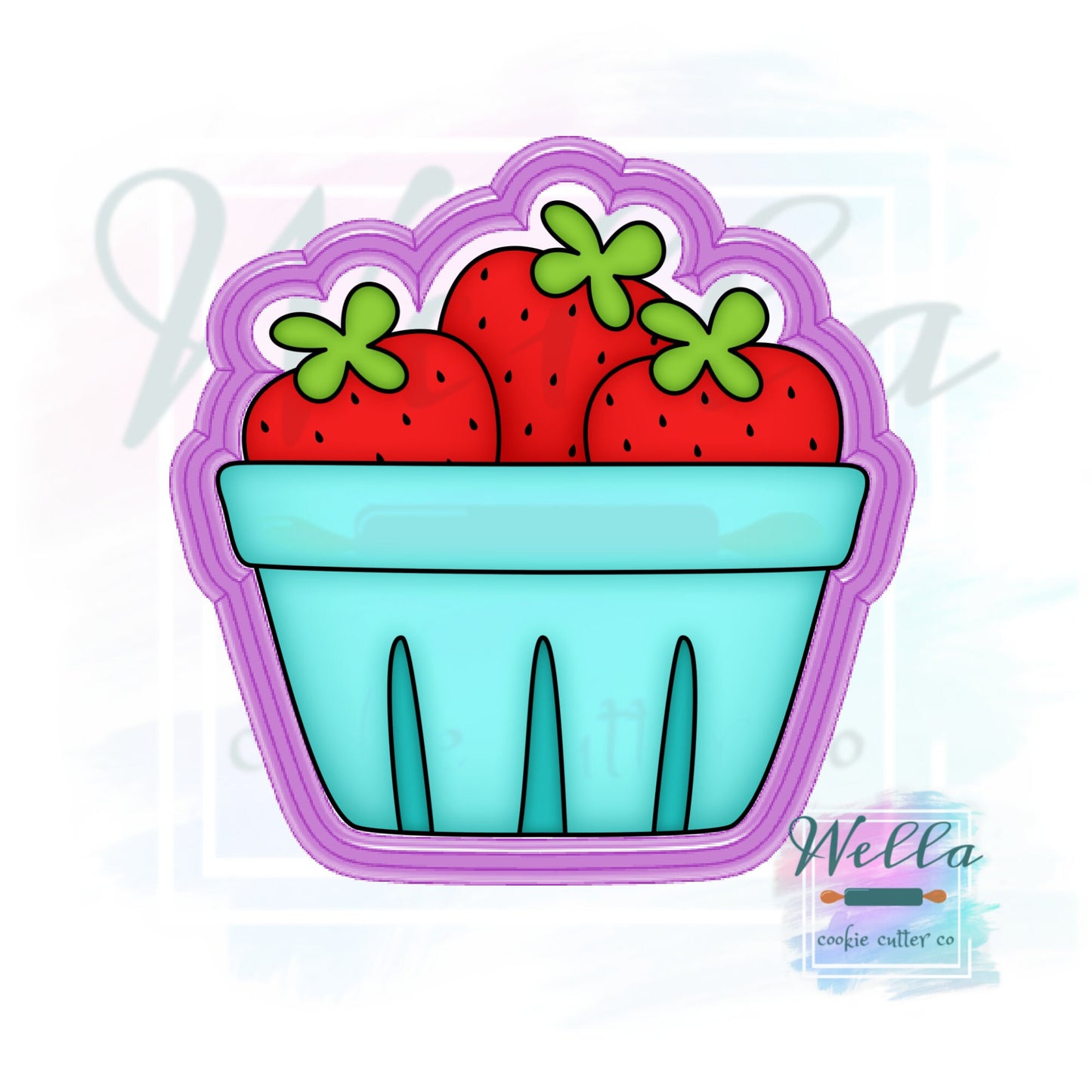 Strawberry Basket Cookie Cutter
