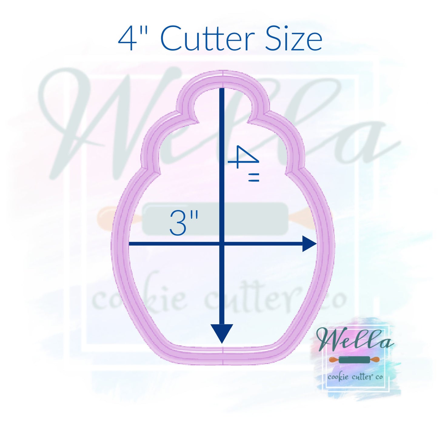 Baby Bottle Chubby Cookie Cutter