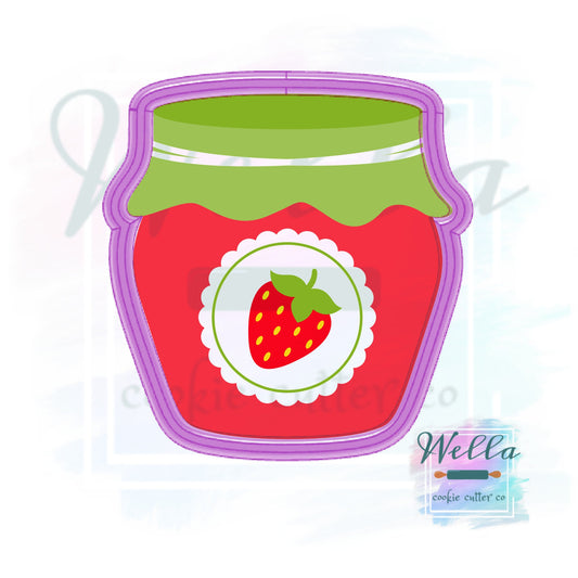 Strawberry Jam Jar Cookie Cutter