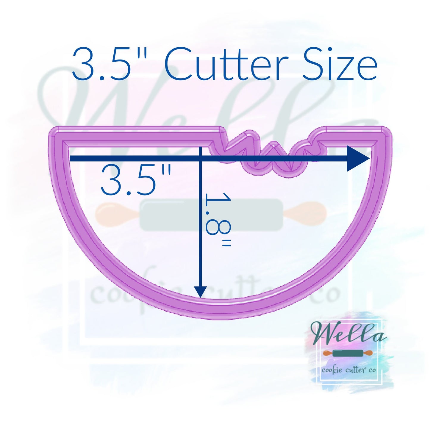 Watermelon with Bite Cookie Cutter