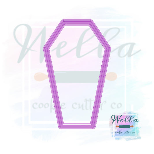 Coffin Cookie Cutter, Halloween Cookie Cutter