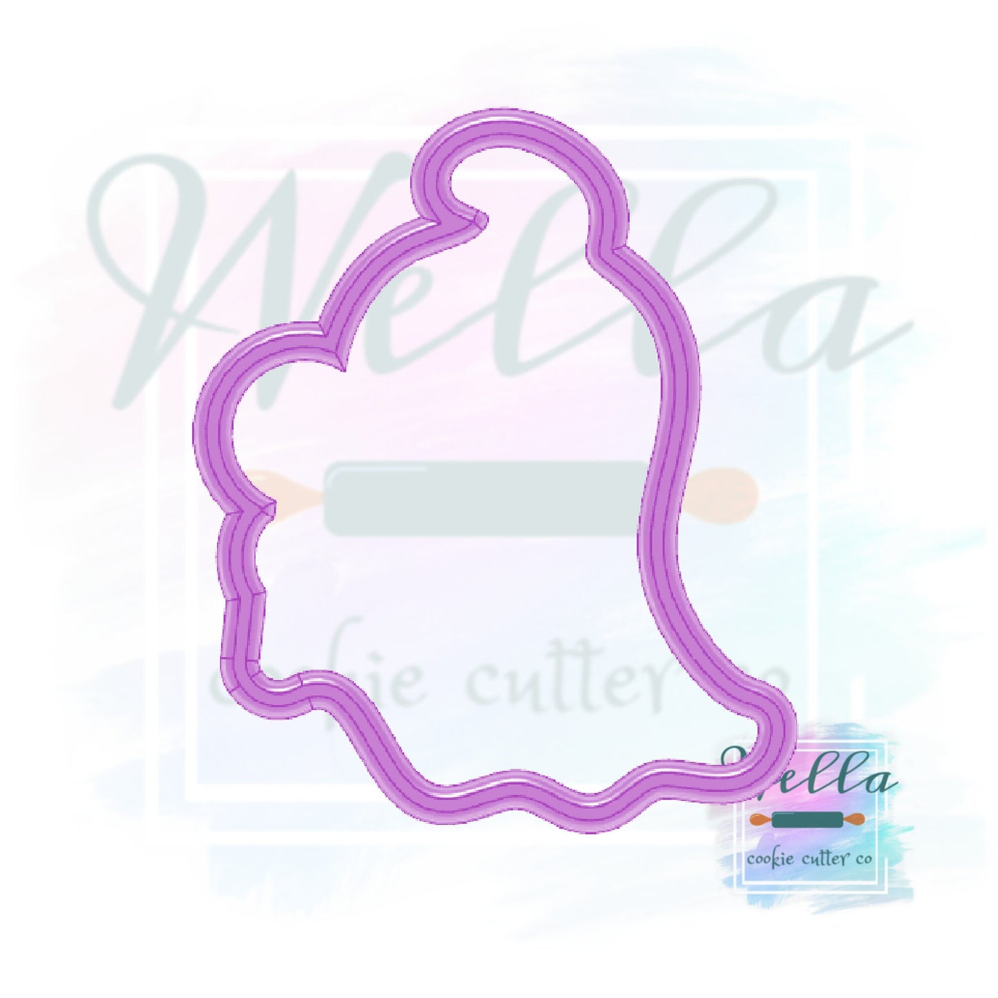 Ghost with Lollipop Cookie Cutter