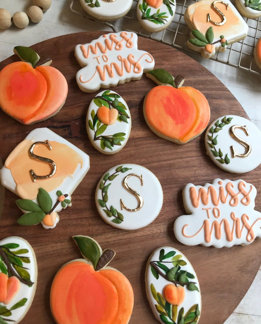 Peach #1 Cookie Cutter, Peach Cookie, Fruit Cookie Cutter, Sweet Peach Cutter