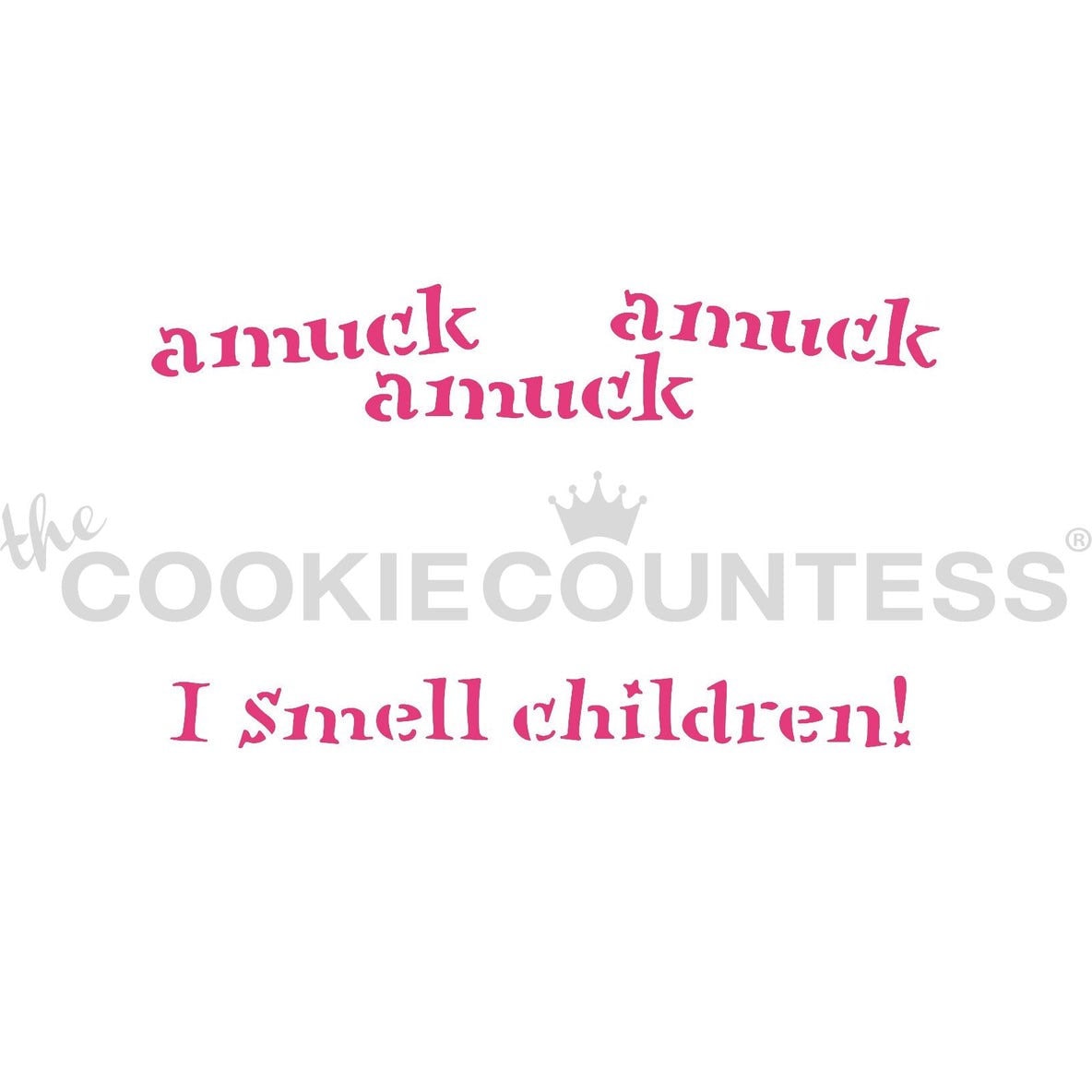 Cookie Stick Stencil - Witchy Sayings