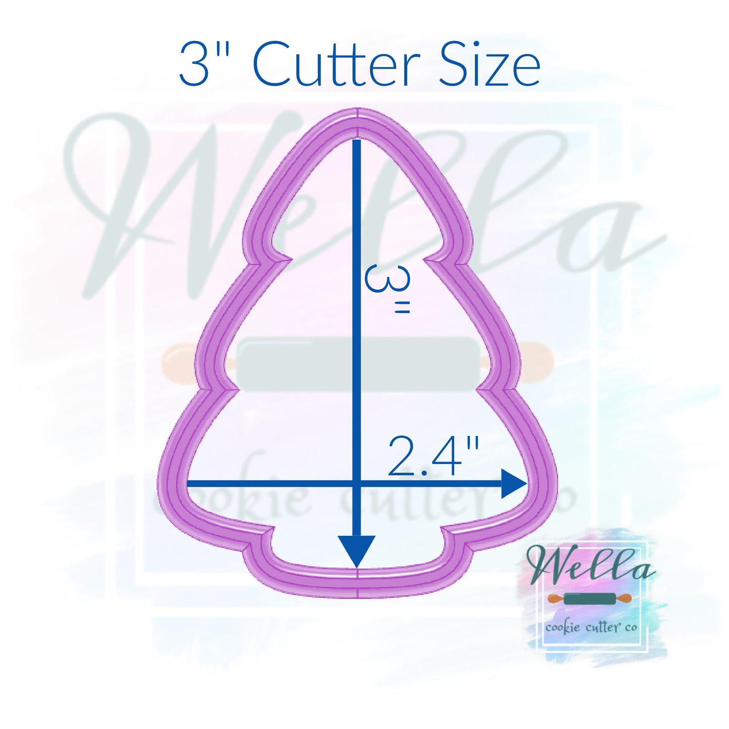 Christmas Tree Cake Cookie Cutter