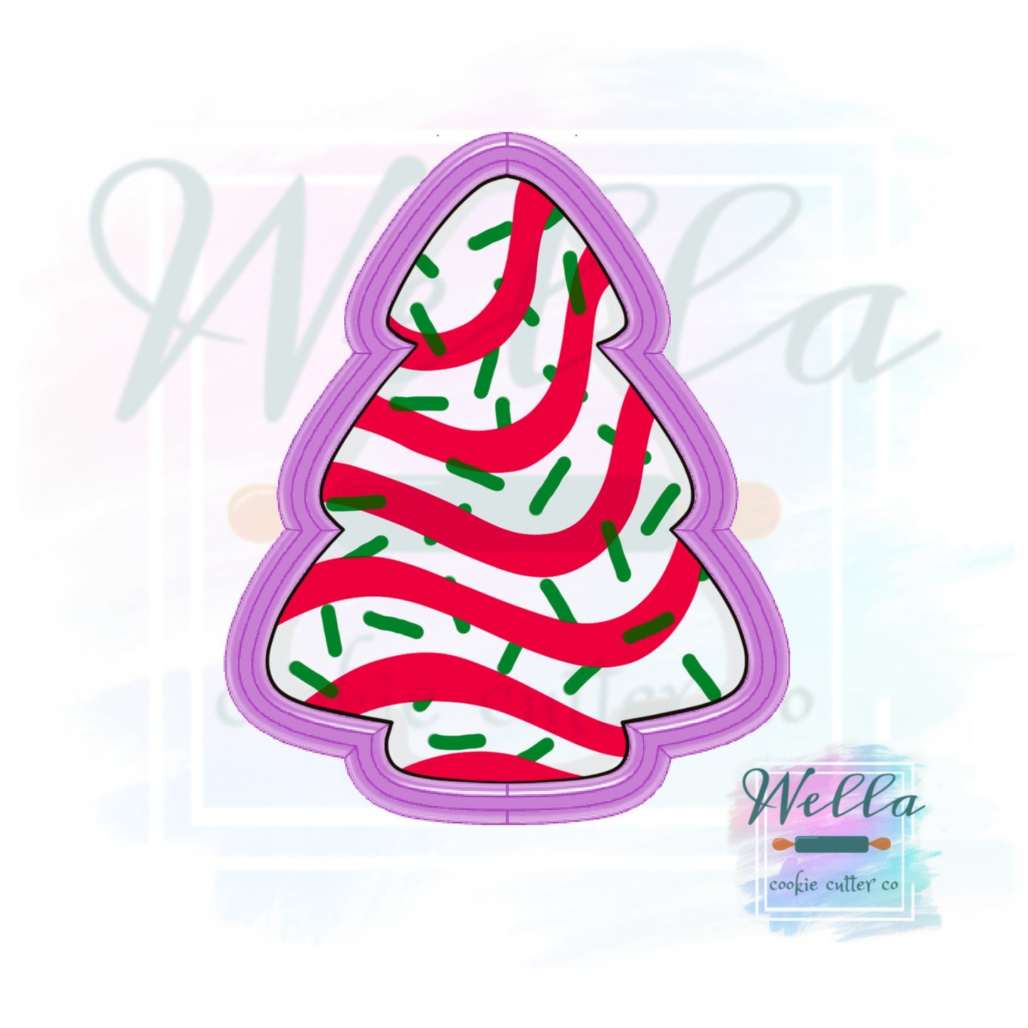 Christmas Tree Cake Cookie Cutter