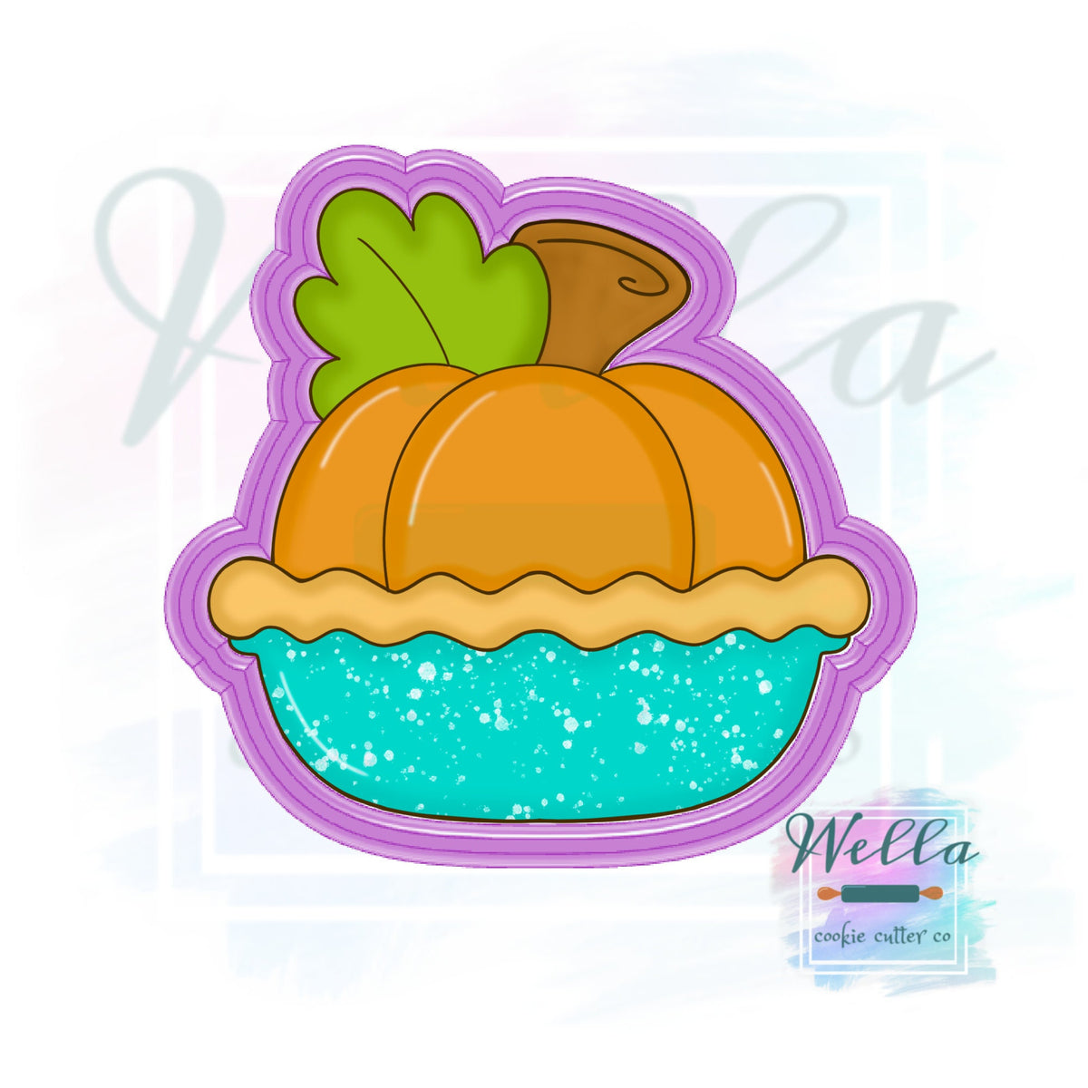 Pumpkin Bake with Leaf Cookie Cutter, Fall Cookie Cutter, Pumpkin Cookie Cutter