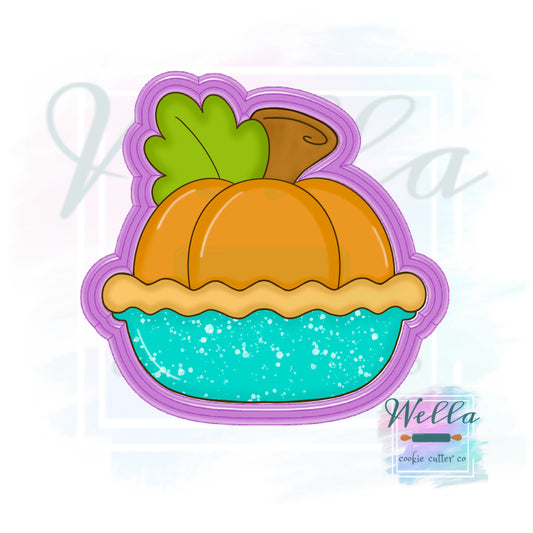 Pumpkin Bake with Leaf Cookie Cutter, Fall Cookie Cutter, Pumpkin Cookie Cutter