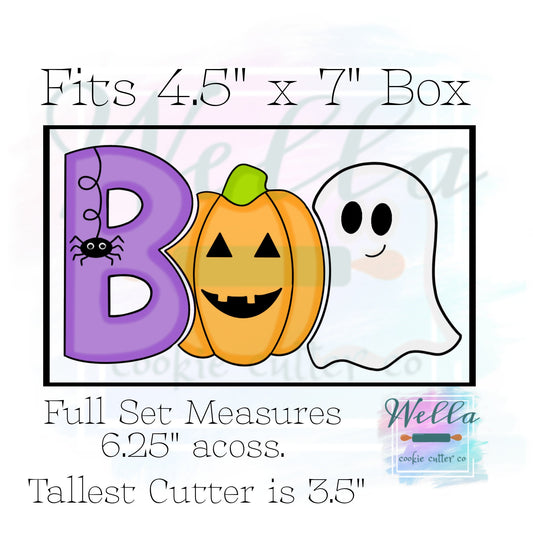 BOO Puzzle Set Cookie Cutters - Set of 3 Cookie Cutters