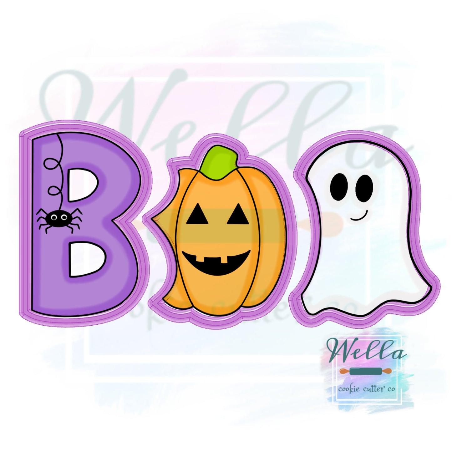 BOO Puzzle Set Cookie Cutters - Set of 3 Cookie Cutters