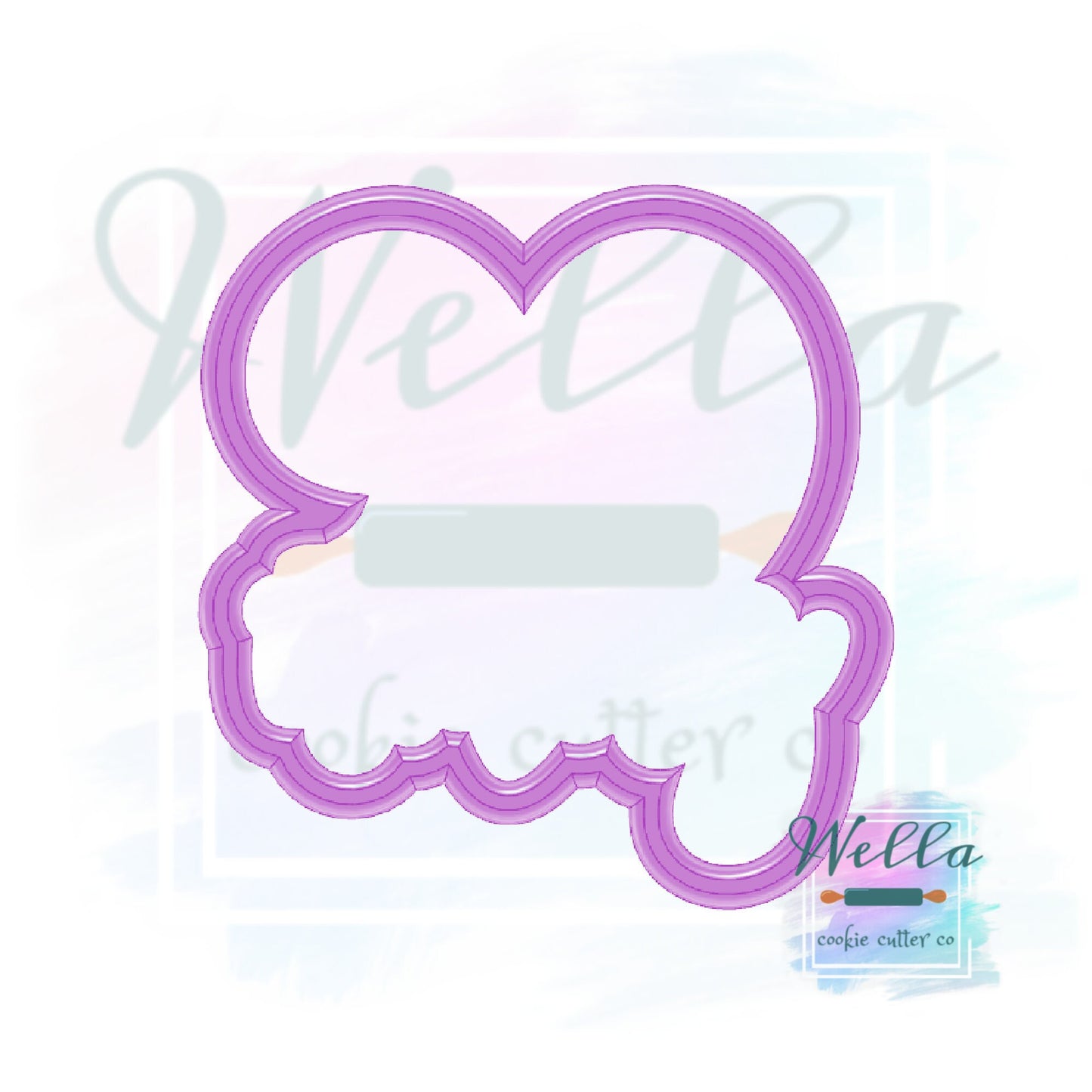 Ninety with Text Cookie Cutter, 90 Cookie Cutter with Optional Stencil