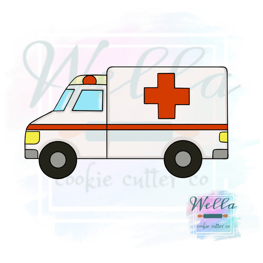 Delivery Truck Cookie Cutter, Ambulance Cookie Cutter