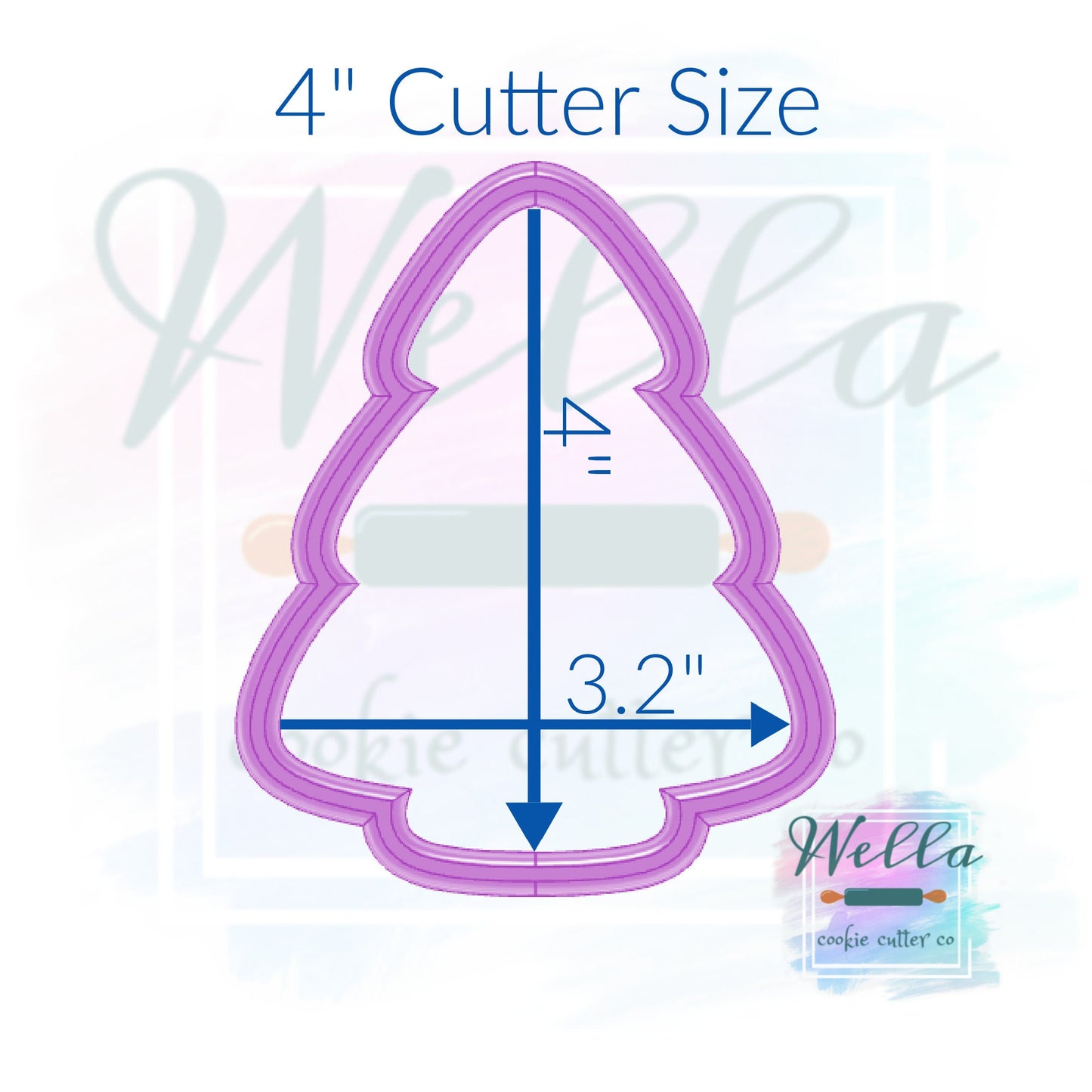Christmas Tree Cake Cookie Cutter